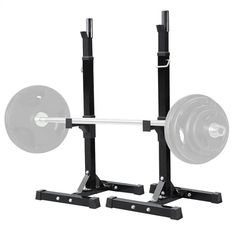 

2 Pieces Adjustable Adjustable Squat Rack Stand