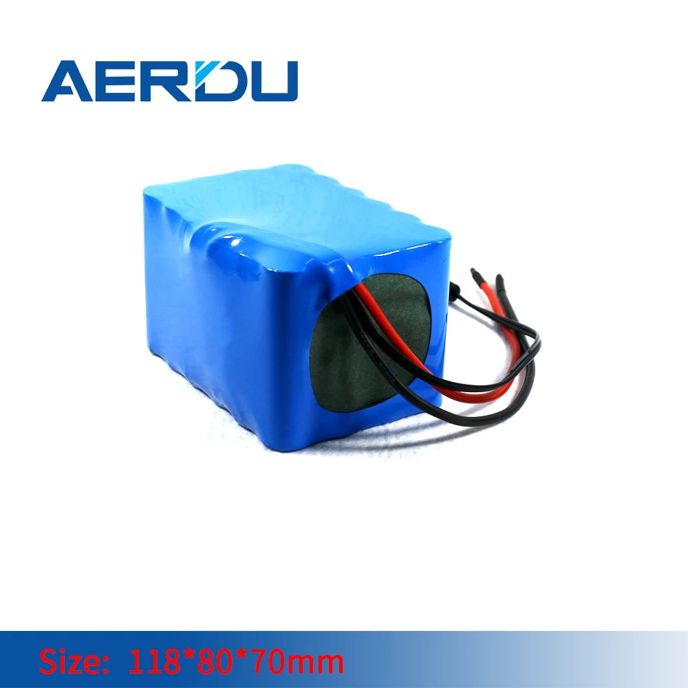 

AERDU 3s8p 18650 lithium battery pack 12v 7.5v 20ah with bms rechargeable 7.5v 11.1v for inverter miner scooter motor bait boat