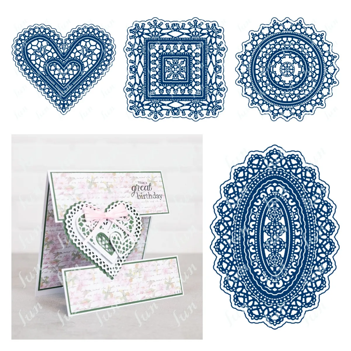 

Metal Cutting Dies Scrapbooking Stencil 2023 New Diddy Doily Cut Dies Embossing Template Handmade Diy Greeting Card Decoration