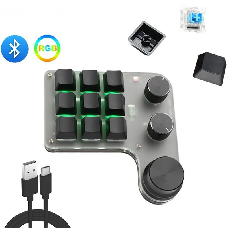 

Macro Keyboard Programming Custom Keypad Copy Paste Mechanical Keyboard Mini Button For Hotswap Photoshop CAD Gaming