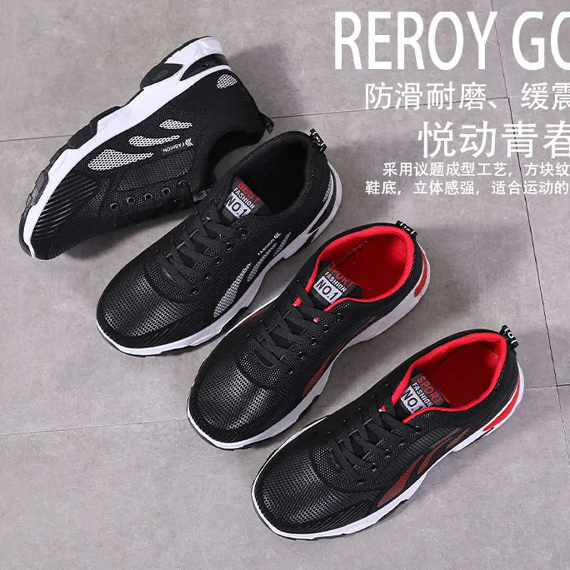 Sports Shoes for Men New Fashion Anti Skid Damping Wear-resistant Sole Casual Running Shoes Breathable Trend Outdoor Sneakers