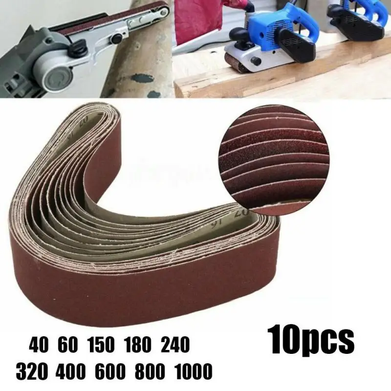 

10pcs Sanding Abrasive Belt 50x686mm For Metal Wood Grinding Sander 40-1000 Grit Sanding Belts Polishing Accessories