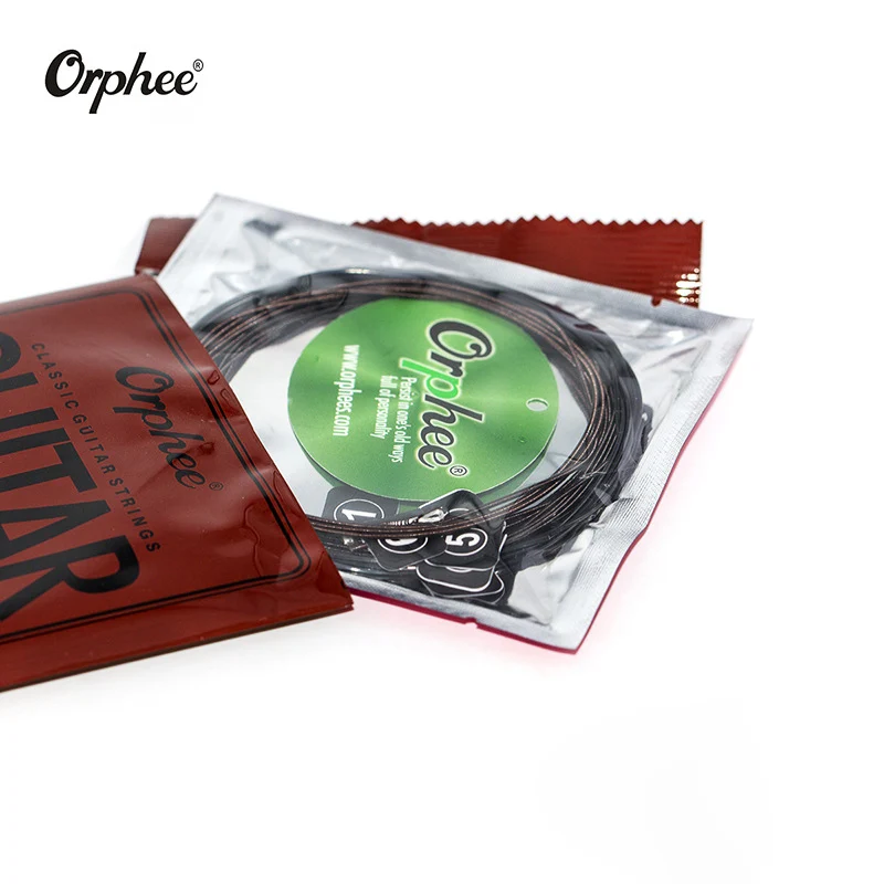 Orphee 6 шт./компл. NX35-C полный набор черных нейлоновых струн для классической гитары