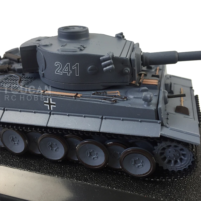Мини-игрушка Henglong 1/72 Пластиковый немецкий тигр 1 Танк 3818 Статическая модель