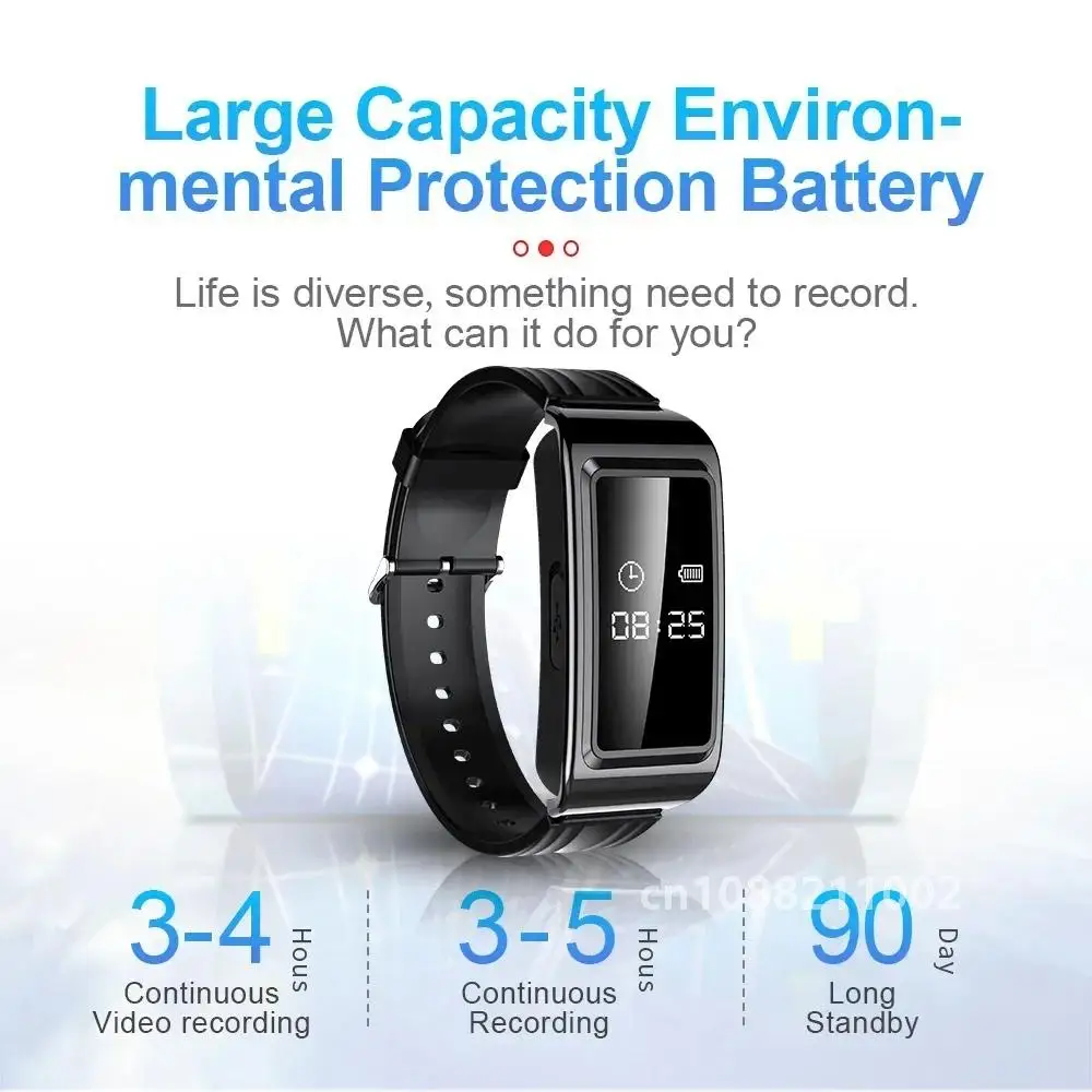 32 ГБ SmartWatch Мини-браслет для камеры 1080P HD Запись видео Микрокамера Спортивный