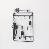 wall mounted key holder storage rack organizer with hook for entryway gate doorway jewelry shelf hanger hanging lock opener