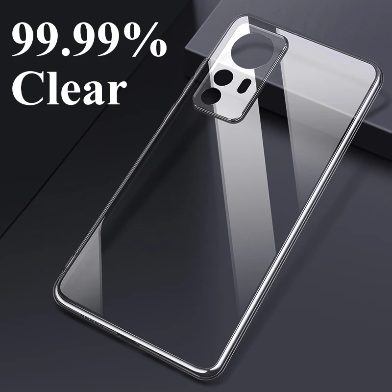 Прозрачный силиконовый чехол для телефона Xiaomi Mi 12 12X 11 11T 11i 11X 10 10T 9 9T 8 Pro Lite 10S