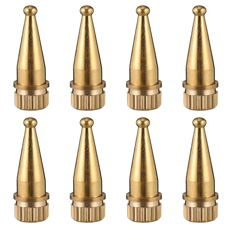 

8Pcs Speaker Copper Spikes Speaker Feet Shockproof Stand Decorative Base (Random Color)