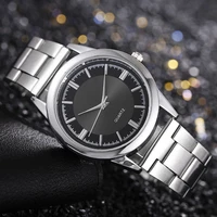 2021 women simple casual watches gift men round dial quartz watch