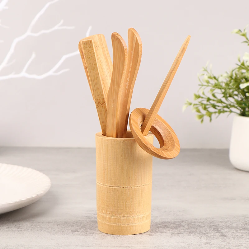 

1 Набор инструмент для заказа чая маття ложка зажим для чая лопатка для чая подставка для чая аксессуары