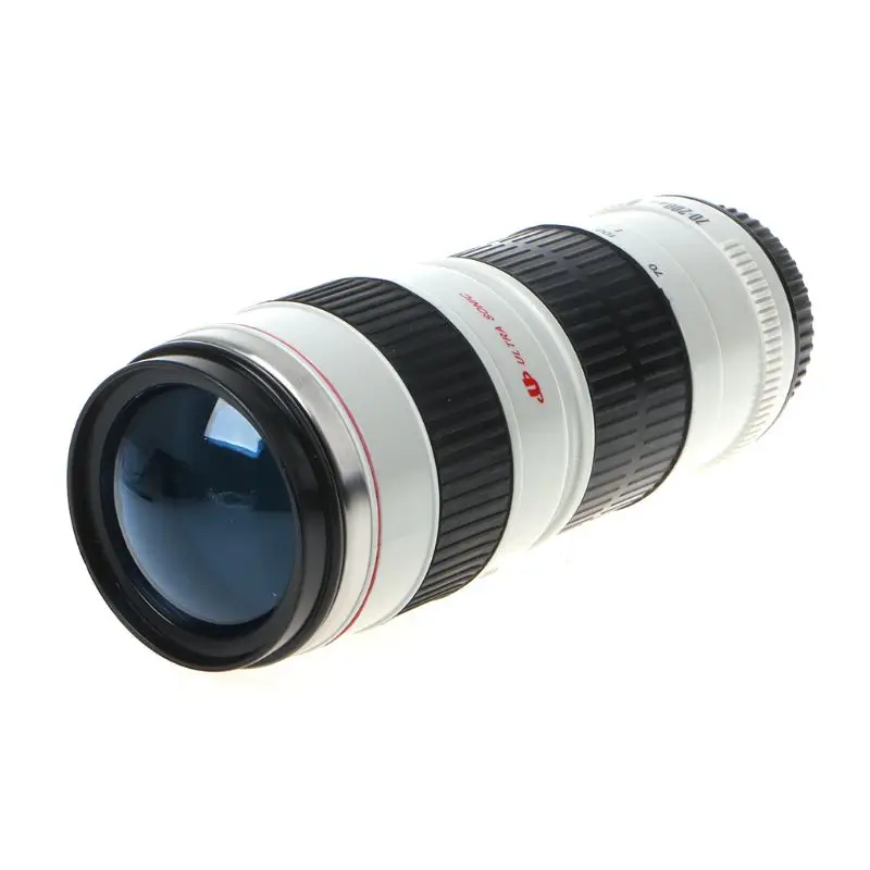 Water Cup Camera Lens Shape Coffee Cup Thermos Bottle Coffee Mug Stainless Steel Vacuum Insulated Cup For Office