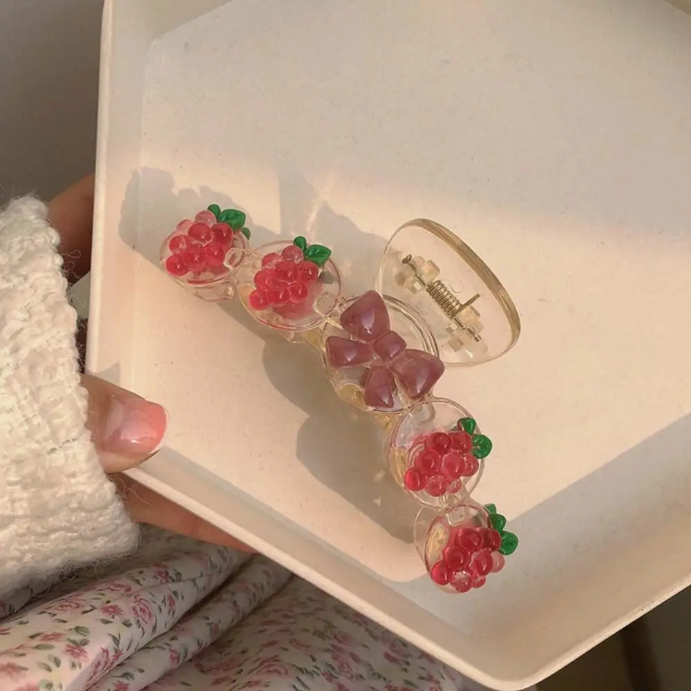 

Женский зажим для волос в виде винограда, в виде акулы