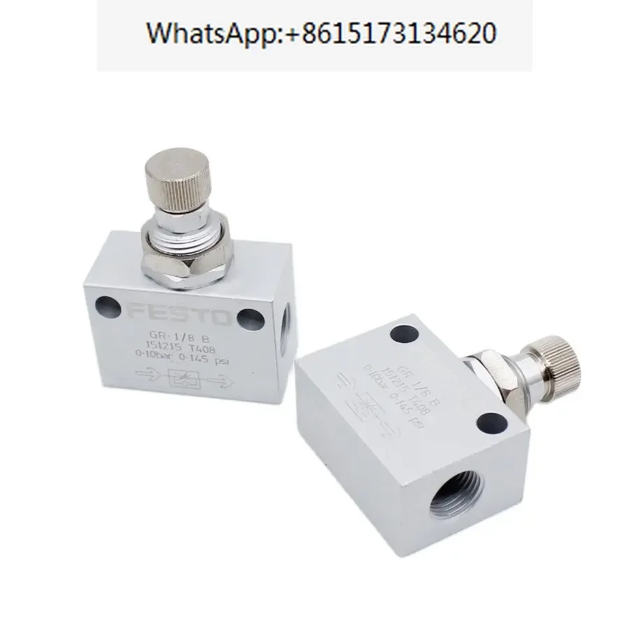 5 шт. одноходовой регулирующий клапан FESTO GR-1/8-B 151215 ГР-М5-Б 151213 ГРО-1/8-Б 151216 ГР
