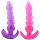 Мягкая анальная пробка, фаллоимитатор для оргазма, Анальная пробка, Прозрачная силиконовая пятиточечная секс-игрушка для взрослых для мастурбации