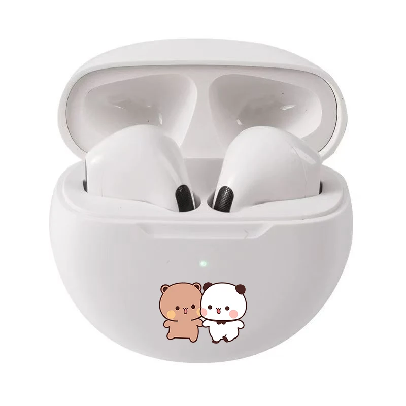 Фото Bubu Dudu Bluetooth наушники Yier Bear Panda Беспроводная Bluetooth-гарнитура с шумоподавлением наушники с микрофоном Pro6 наушники подарок №2