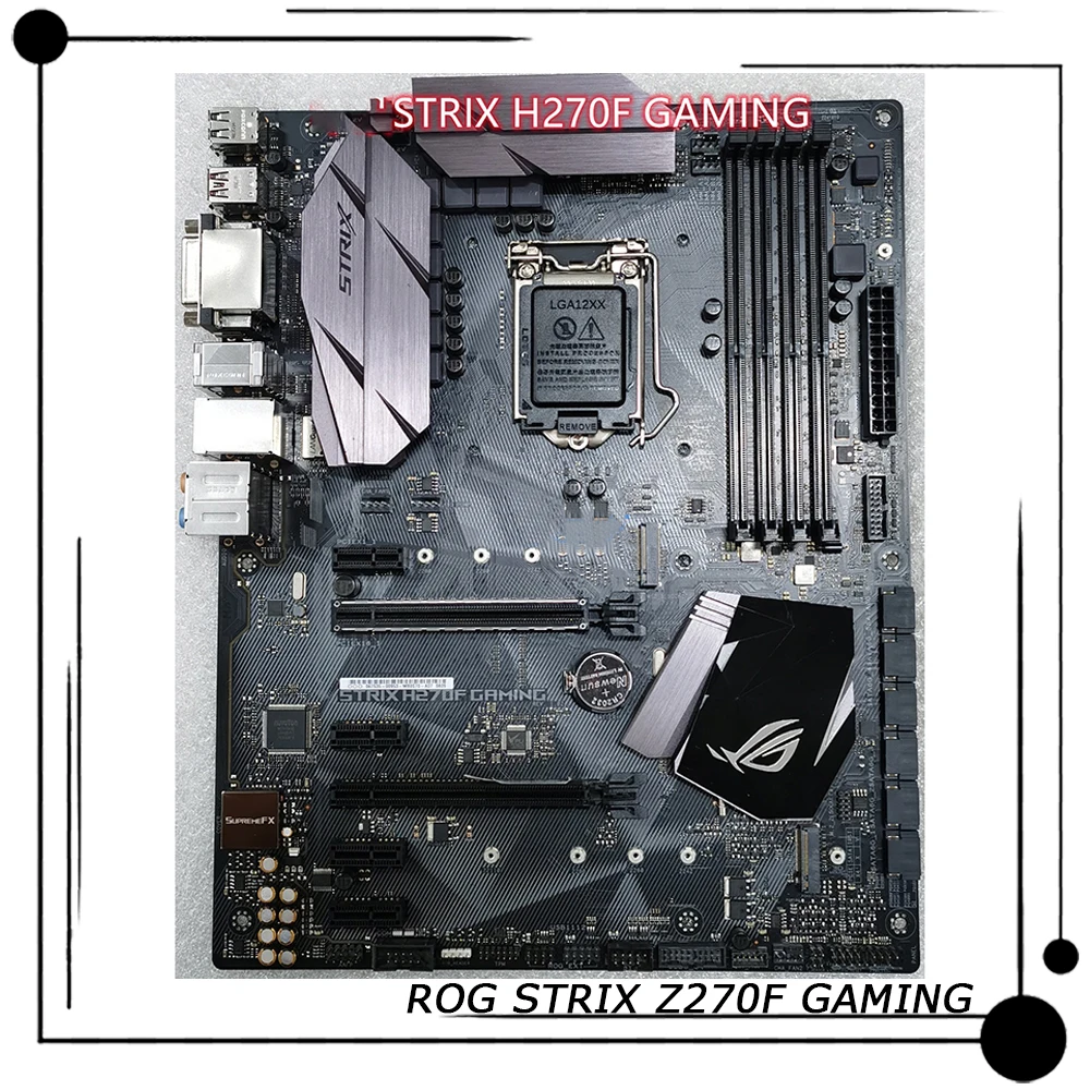 

Игровая материнская плата ROG STRIX Z270F для настольного компьютера ASUS ATX Intel Z270 1151 7/6 поколения Core i7/i5/i3/Pentium/Celeron, идеально протестирована
