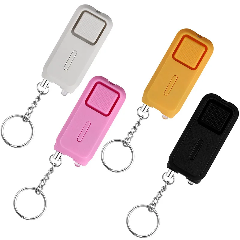 

130 DB Safesound Personal Security Alarm Keychain with LED Lights Mini Self Defense Electronic Device for Women Girls Kids