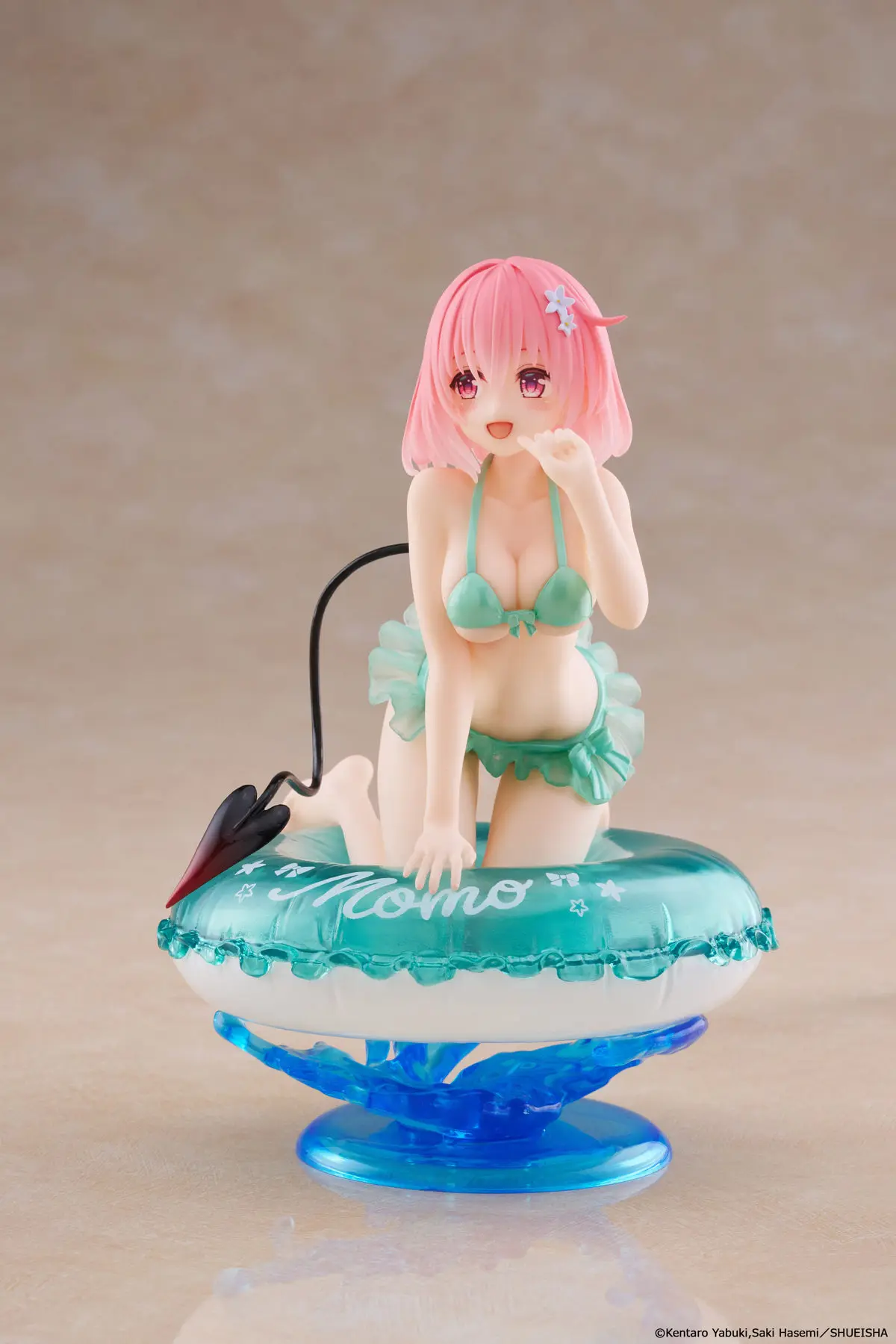Фото В наличии: Коллекционная фигурка TAITO Aqua Float Girls AFG Momo Belia Deviluke в купальнике, настольная милая аниме-кукла, игрушка, подарок, модель №3