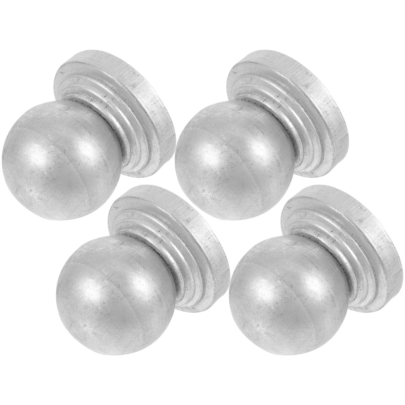 

4pcs Post Caps Cover Decorative Fence Post Caps Outdoor Ball Shape Post Column Covers