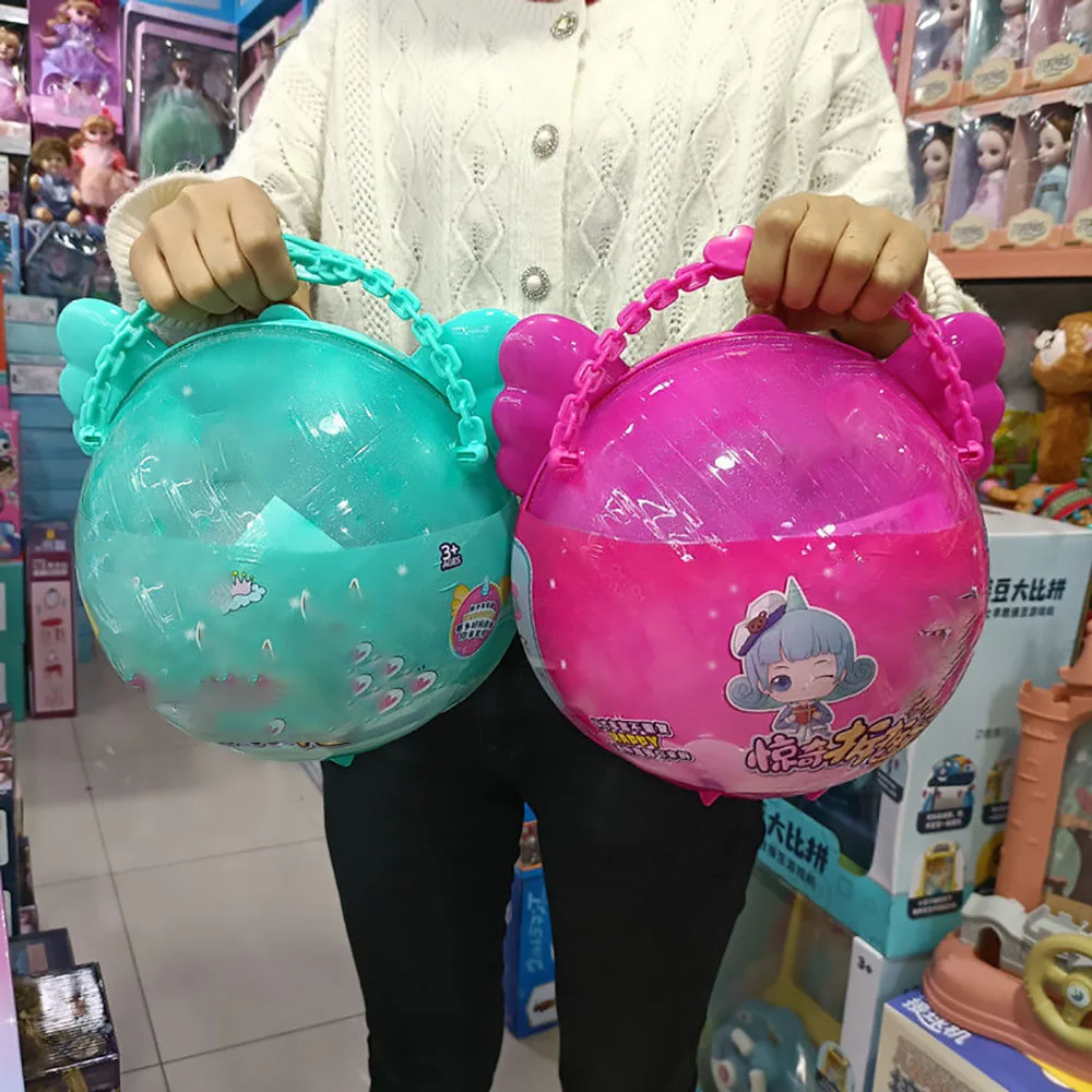 

Pink Hemisphere Half Ball LOL Big Sister Doll Cartoon Toy for Girl Birthday Gift LOLU Accessories Action Figure Modle