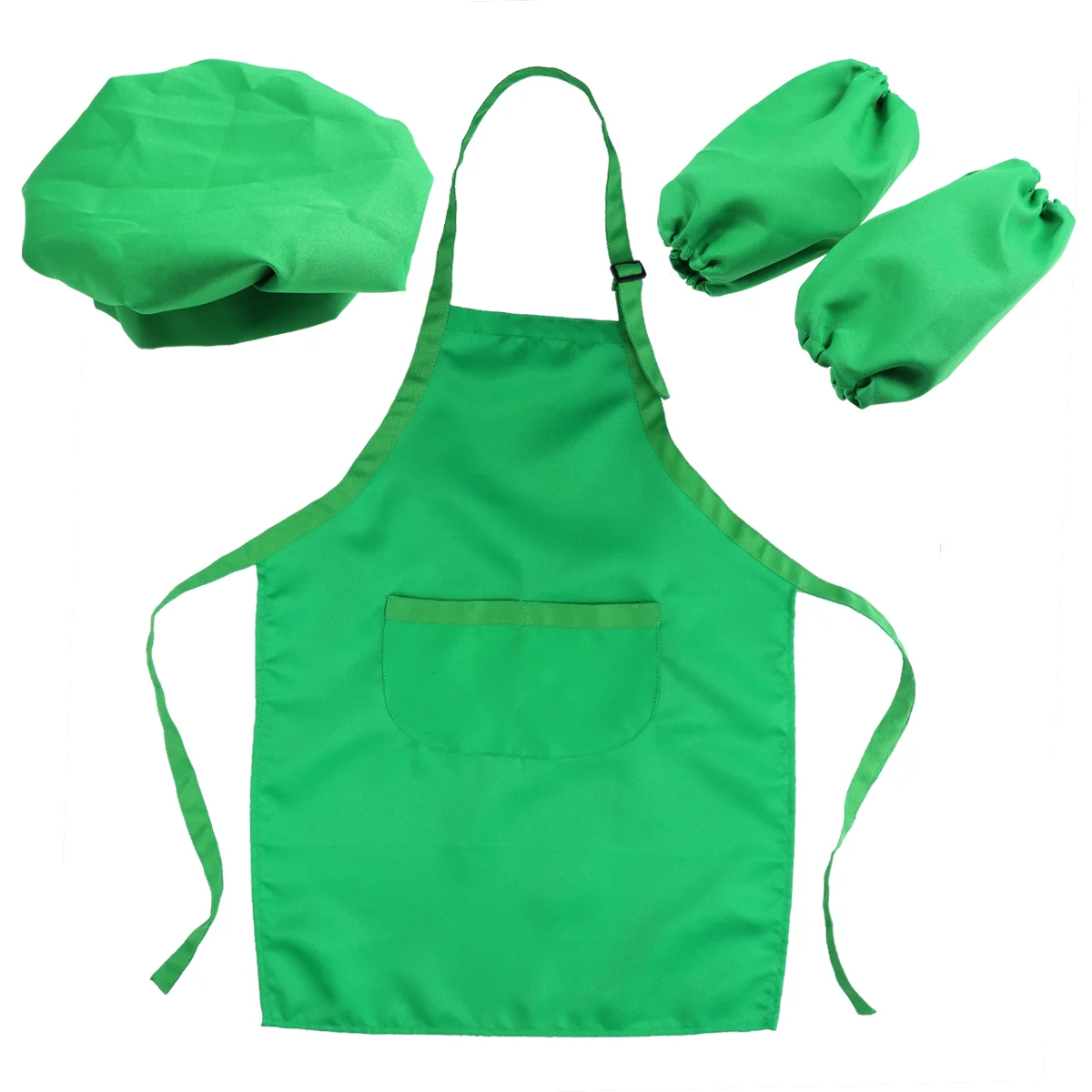 

Toddler Dresses Child Cooking Hand Cuff Mini Kids Chef Playset Hat Children Sleeve