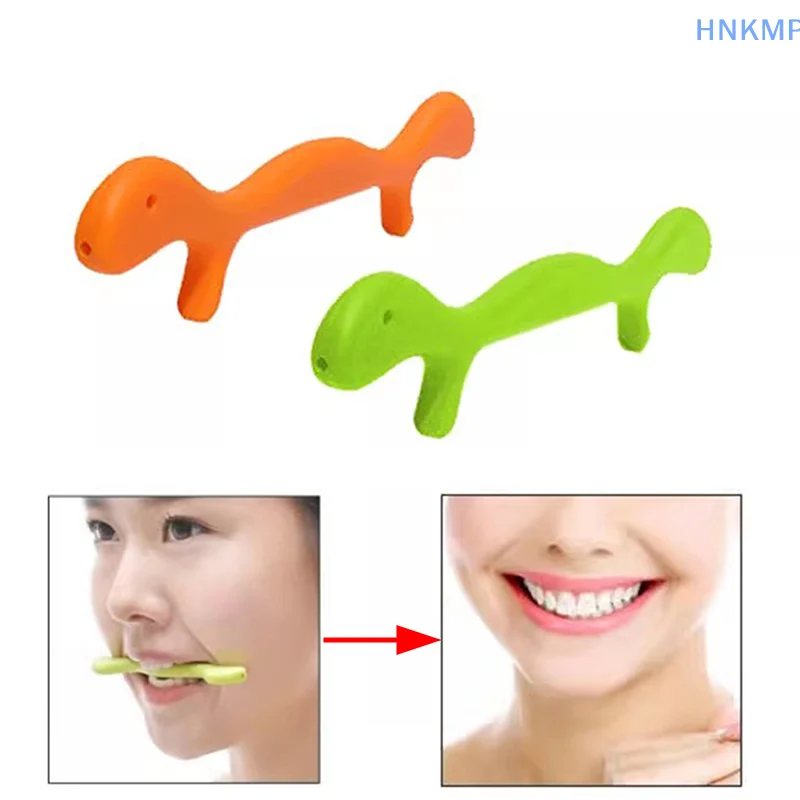 Портативный корректор для тренировки улыбки 3-цветный лифтинг мышц тренажер лица