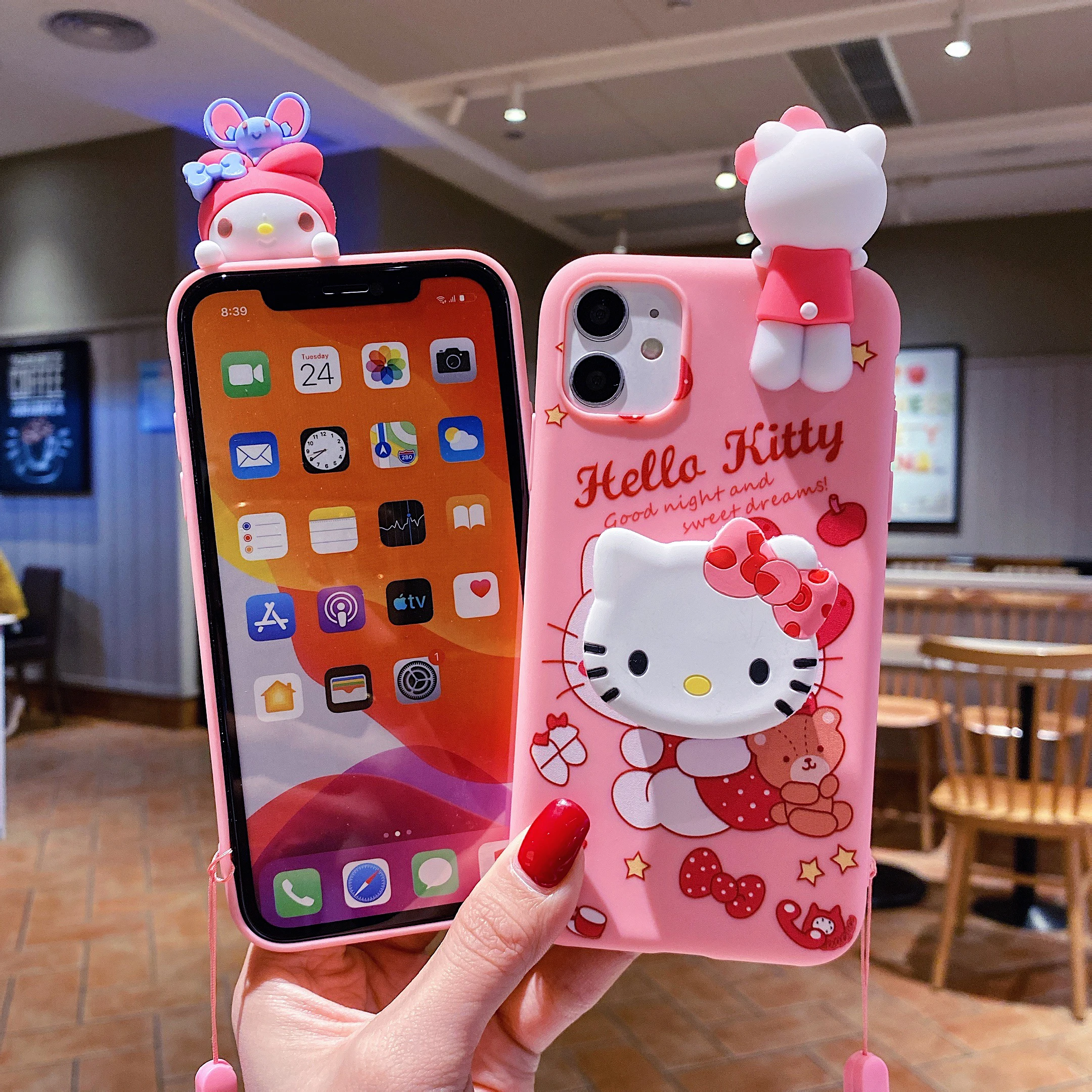 Чехол Hello Kitty для Xiaomi Redmi 10 10A 12 13 10C 12C 13C Note 8 9 9s 11 Pro чехол с мелодией и