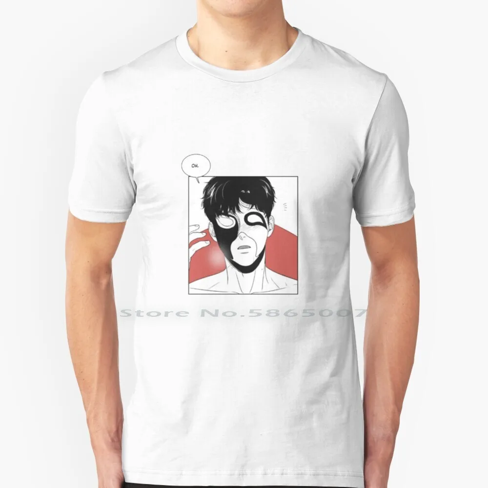 

Ahn " Oh " Sticker T Shirt 100% Cotton Ahn Donggyun Md Chanwoo Bj Aleex Alex Bj Broadcasting Alex Anime Solo Leveling Bl Manga