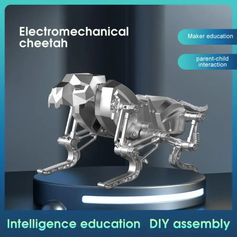 

STEM Science And Education Toys DIY Assembled Electric Robot Mechanical Leopard Creative Technology Mechanical Panther