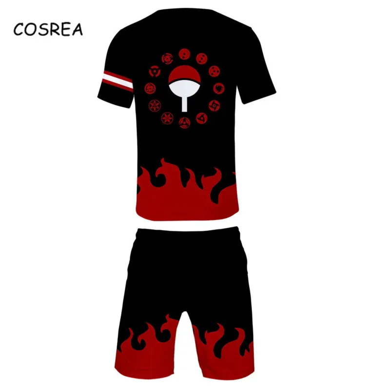Футболка для косплея удзумаки Акацуки харано Сакура спортивный костюм шорты