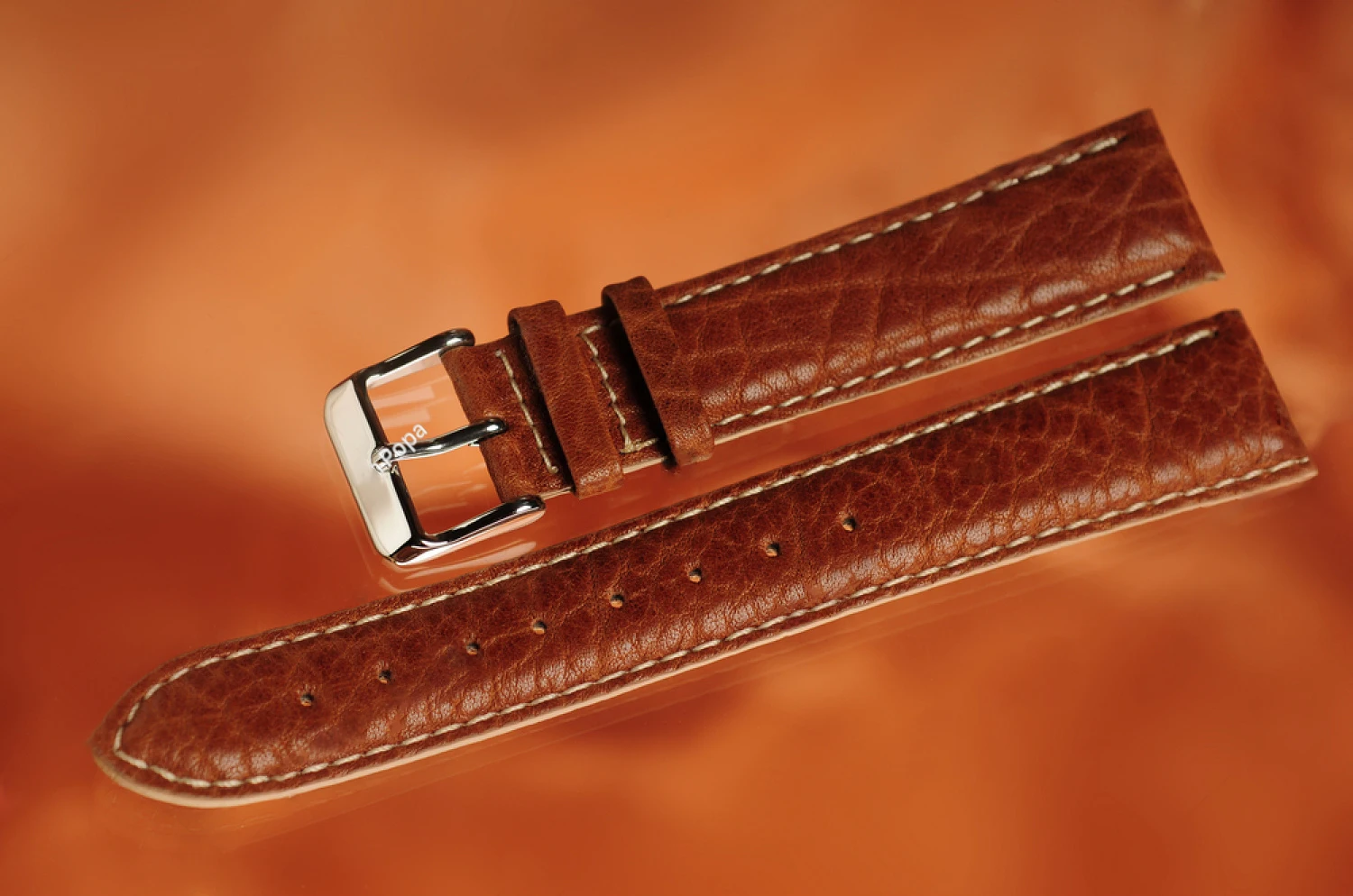 leather watch band strap compatible with all model R-a-d-o 07.03960.10 / 07.08954.10 / 07.08789.10 eSenza/ 07.04637.10 sintra enlarge