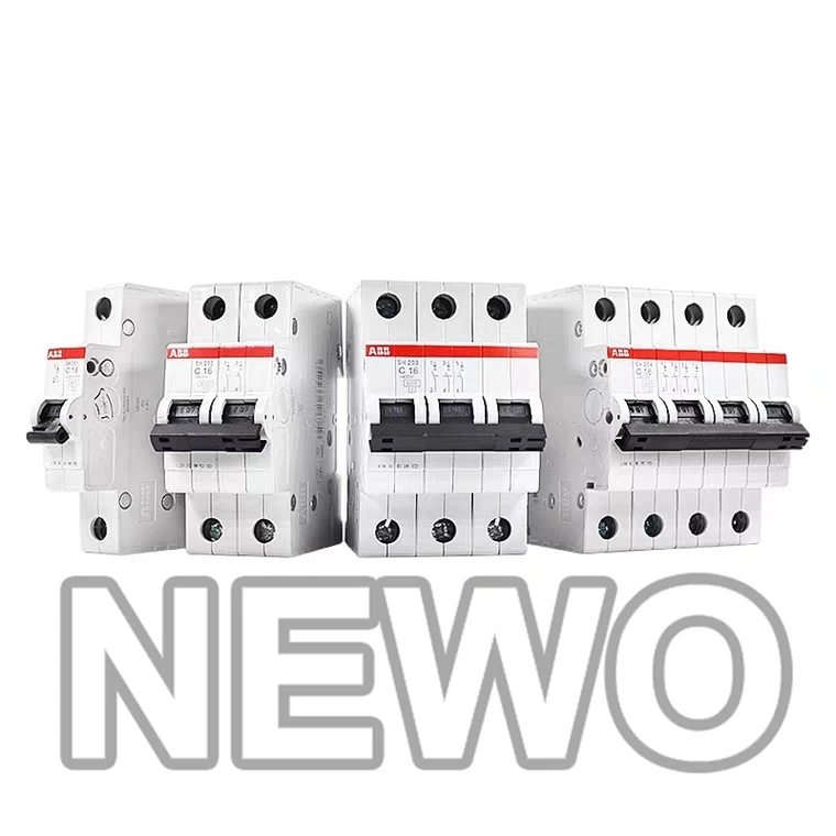 Автоматический выключатель ABB миниатюрная серия S200 1P 2P 3P 4P 1A 2A 3A 4A 6A 10A 16A 20A 25A 32A 40A 50A