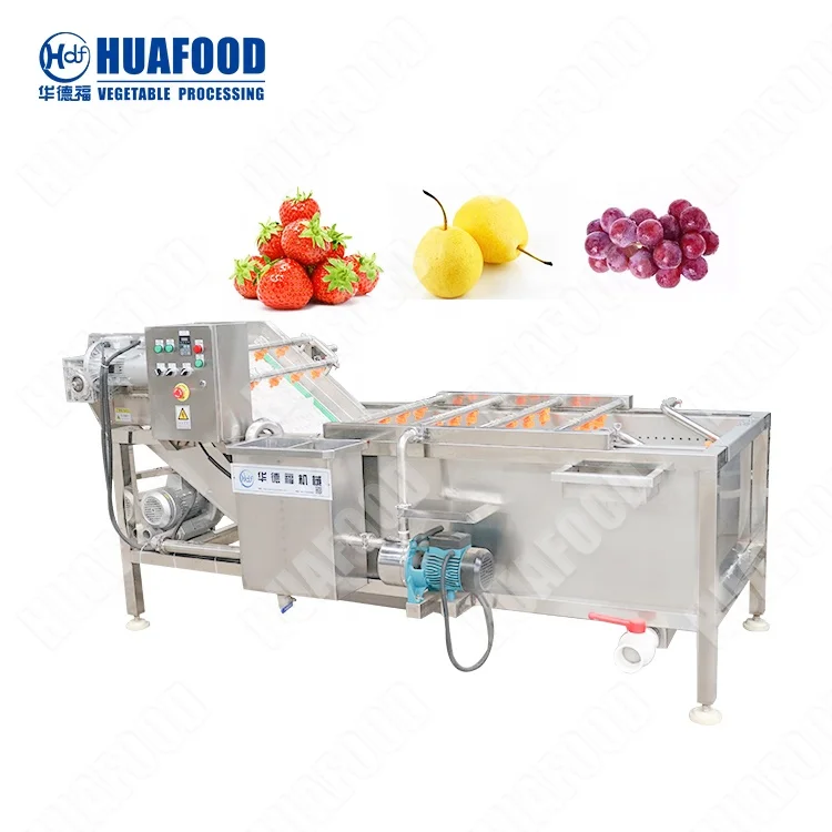 

Multifunctional Dried Rinsing Cleaner Air Tomato Ginger Bubble High Pressure Surf Type Fruit Wash Machine