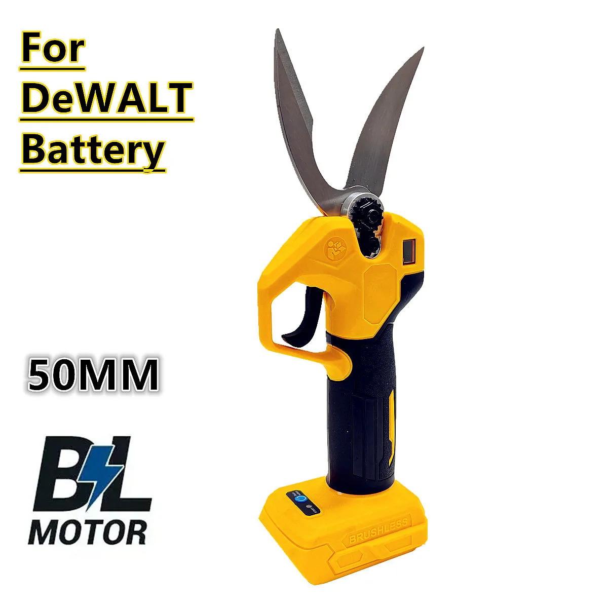 Фото Для DeWALT 20 В 18 В аккумуляторные электрические ножницы 50 мм бесщеточные ножницы для костей мяса садовые секаторы секатор овощерезка электроинструменты №1