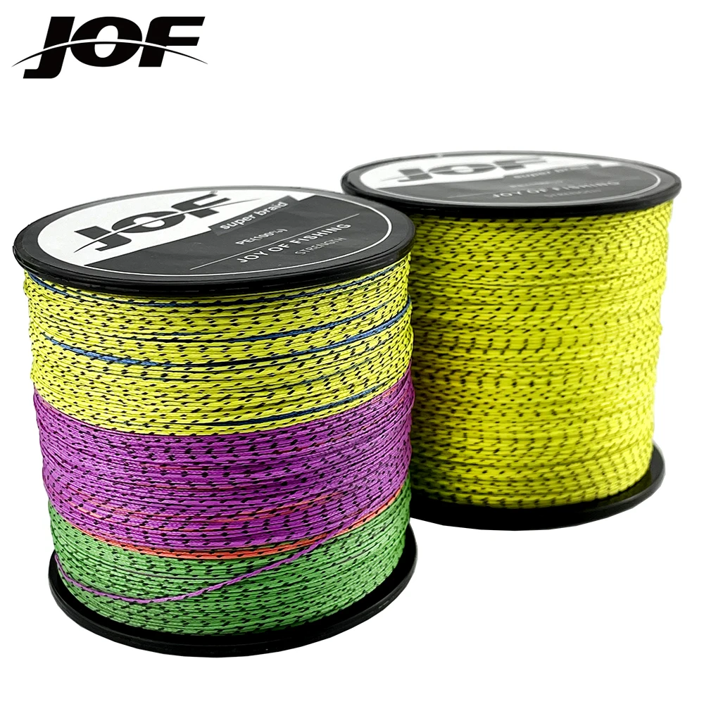 

JOF Sea Fishing Lure Fishing 8 Strands Braided Fishing Line 300M Multifilament PE Fishing Line Max Drag 78LB for Saltwater