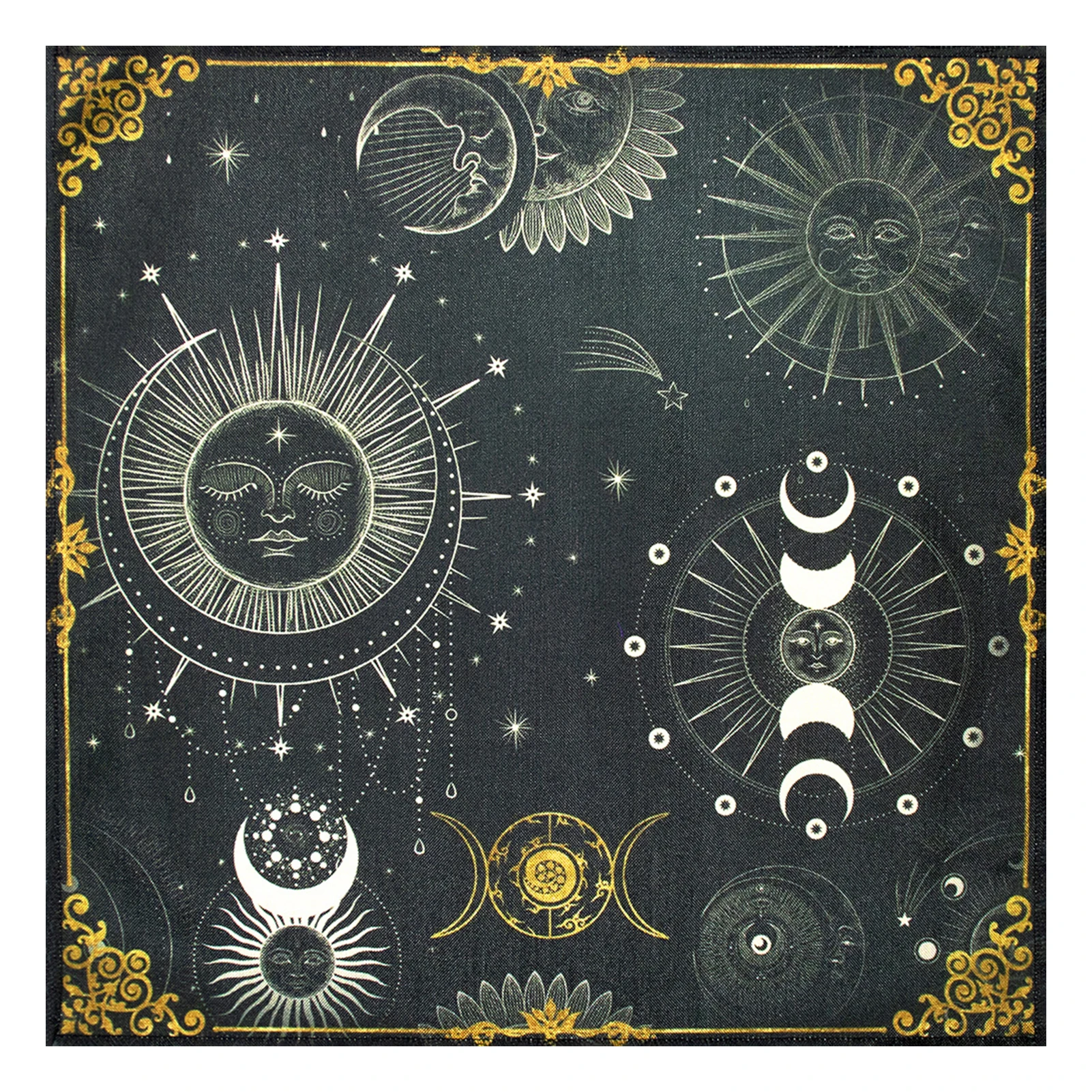 

Tarot Tablecloth Altar Astrology Tarot Table Cloth Soft Table Cover Thicken Linen Tarot Altar Cloth Witch Stuff Fortune Teller