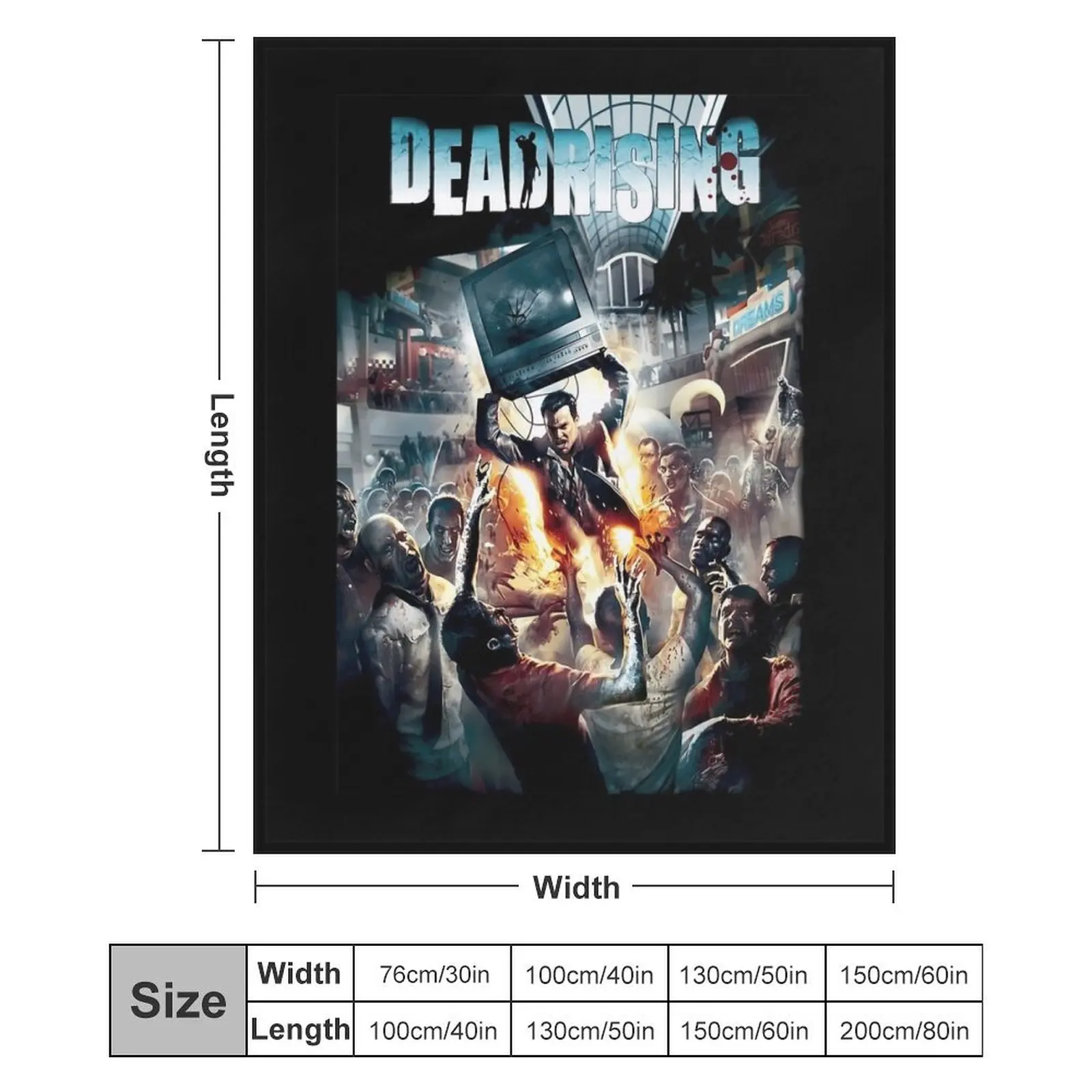 Плакат Dead Rising. Складной мягкий теплый плед для использования на открытом воздухе. (art.: 3920dc218ee7a) - 3920dc218ee7a