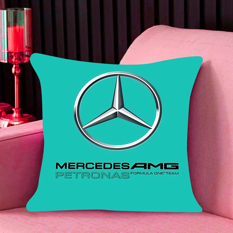 Декоративный чехол для подушки домашнего офиса и автомобиля 50x50 квадратный Navolochka