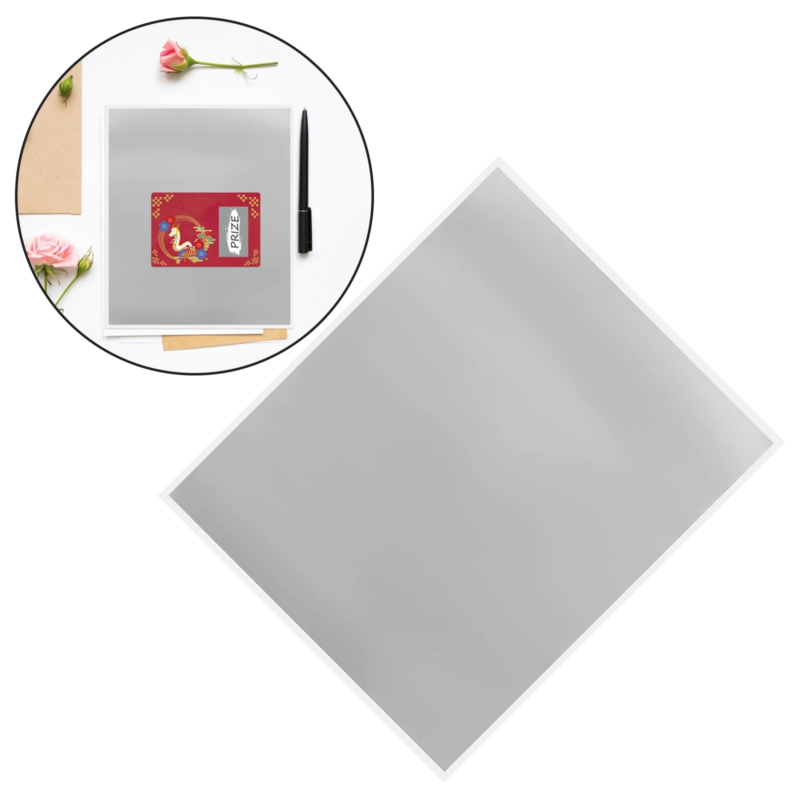 5 листов наклейки для скретч-карт карты игры на заказ бумажные этикетки сделай