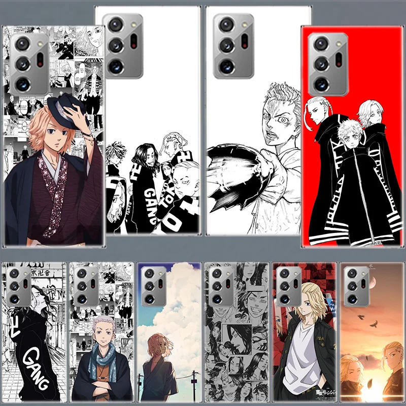 

Anime Tokyo Revengers Phone Case For Samsung Galaxy Note 20 Ultra 10 9 8 J8 J6 J4 Plus S10 Lite 2020 5G S6 Edge F52 F62 F12 M60S