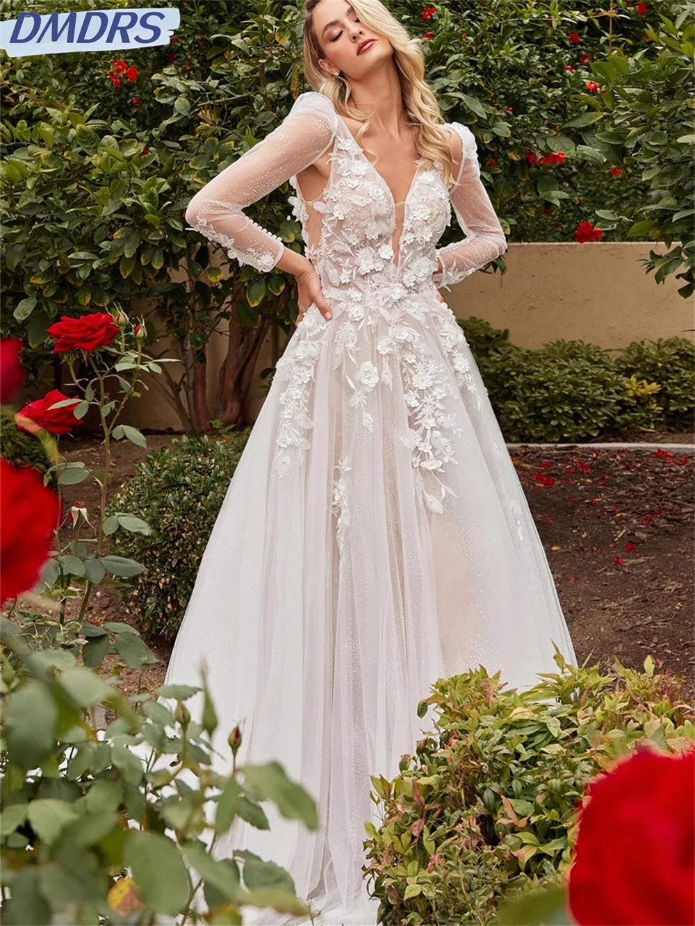 Рисунок 3 - Элегантное Тюлевое платье на выпускной 2024