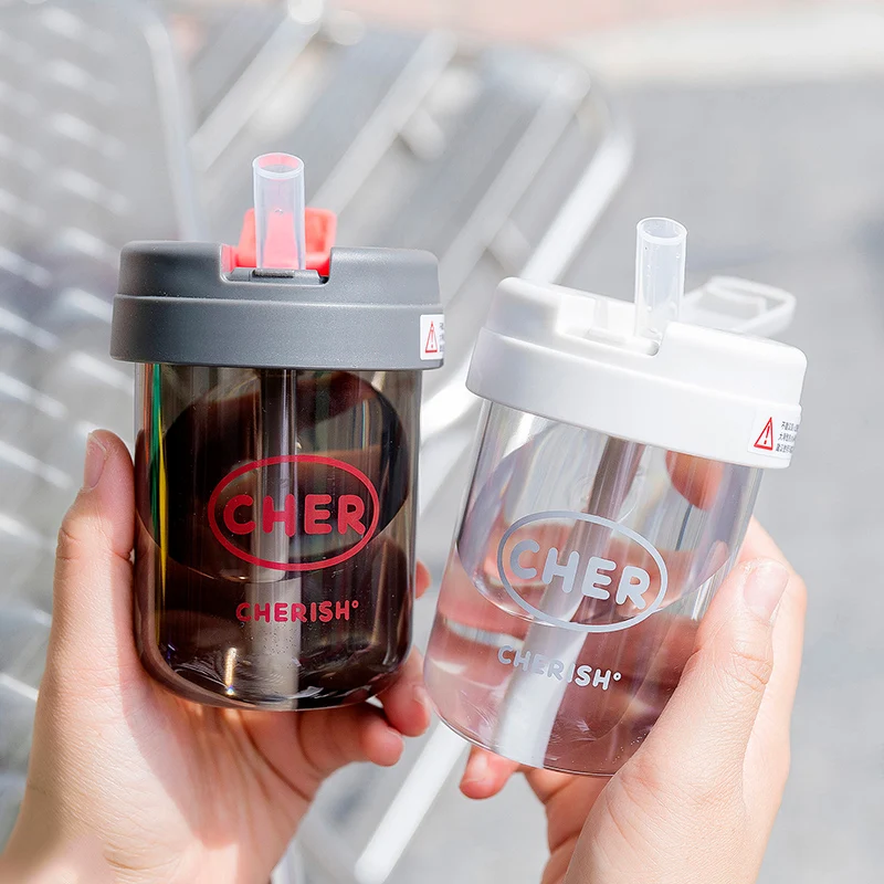 Water Cup Men'S Super Mini Capacity Shake Coffee Water Bottle Children'S Baby Sipper Milk Juice Beverage Plastic Cup