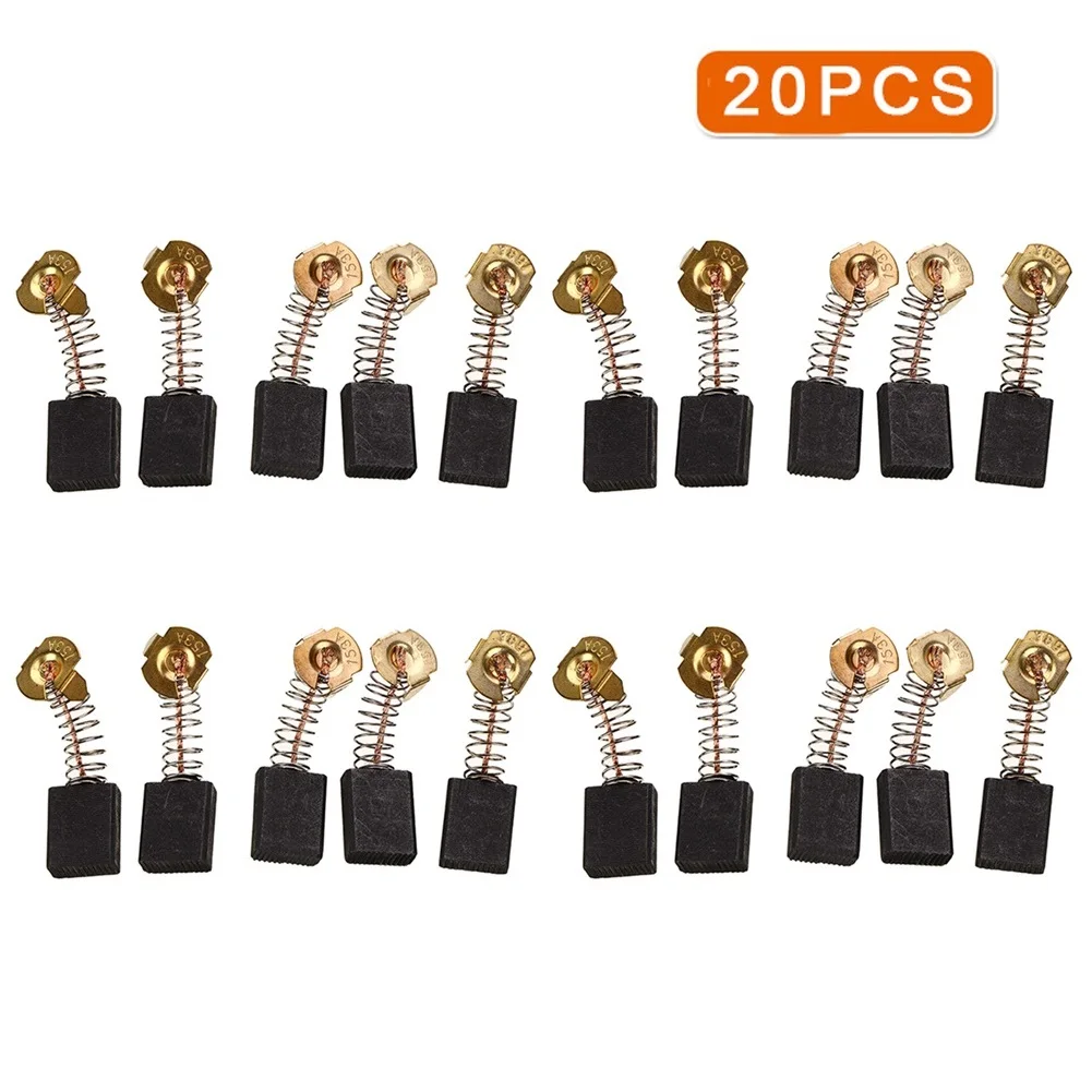 

20 Pcs Carbon Brushes 6.5mm X 13.5mm X 18mm Brushes Carbon Drop Saw Accessories Brand new Durable High quality