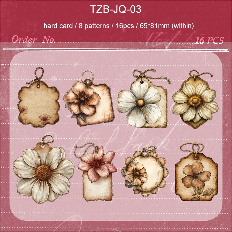 

Jianwu Old Signature Series наклейки для скрапбукинга