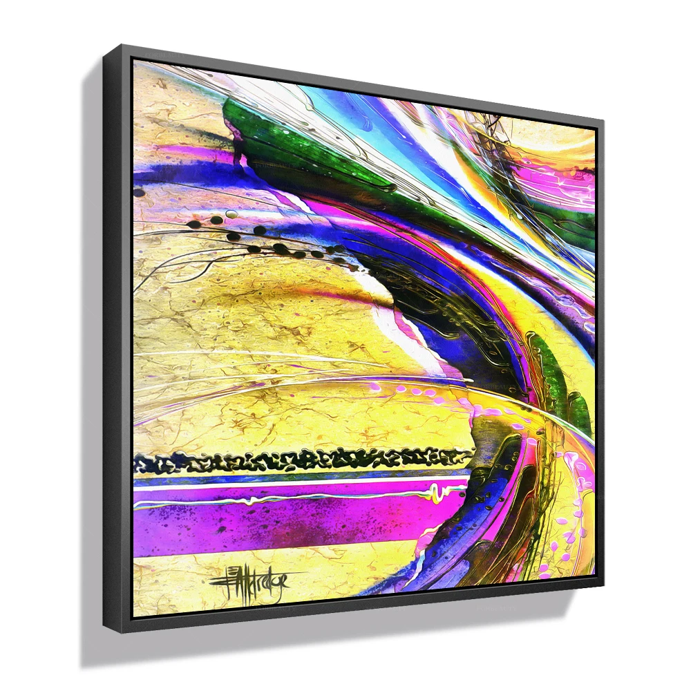 

Forbeauty painting blue yellow abstract theme 3 for home decor
