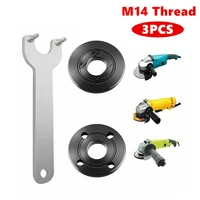 m14 thread c angle grinder inner outer flange nut set diytool w wrench replacement for milwaukee bosch metabo makita