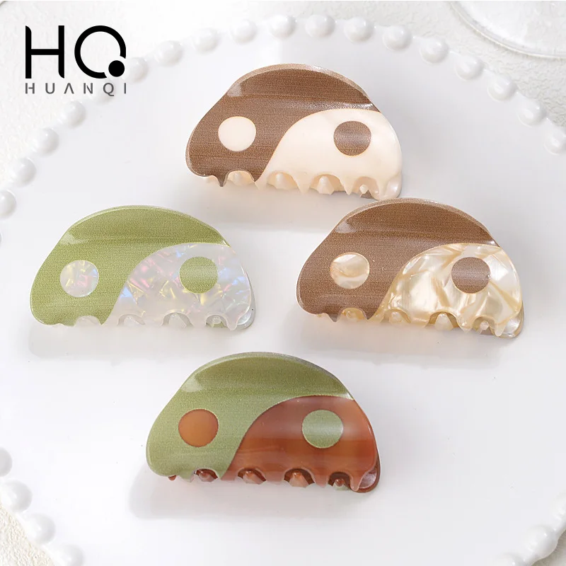 Ful Tai Chi Acrylic Thick Hair Clip For Women Girls Kid Fashion Hairpin Daily Accessories Hot-selling Ins Summer New