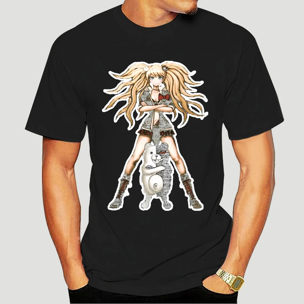 

Camiseta de enosima Junko Danganronpa PSP para hombre, camisa Sexy con estampado divertido de Anime japonés, Harajuku, 5778X