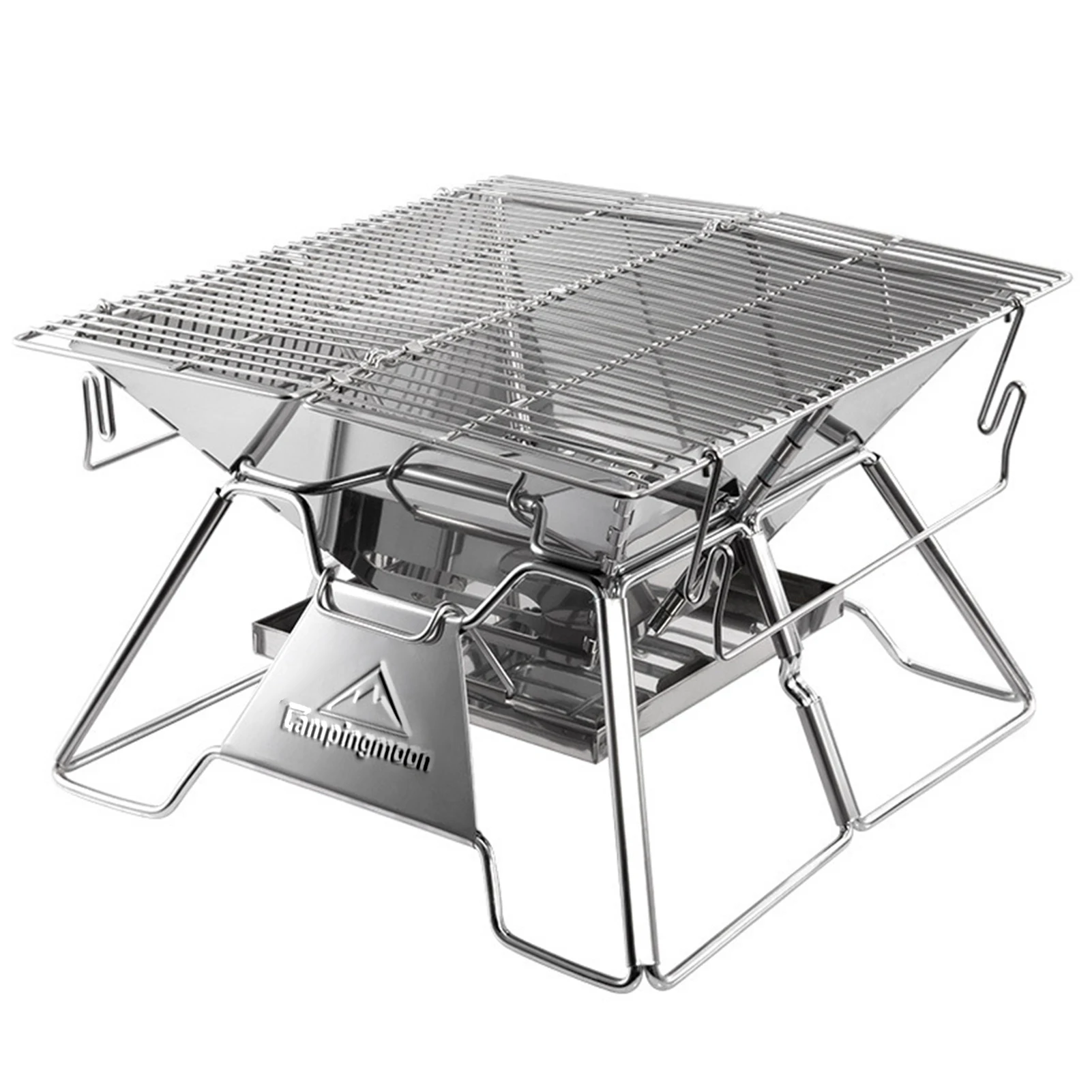 

Charcoal Grill For BBQ Outdoor BBQ Grills Cooking Stainless Steel Sturdy BBQ Grill Easy To Clean Perfect For Outdoor Picnic