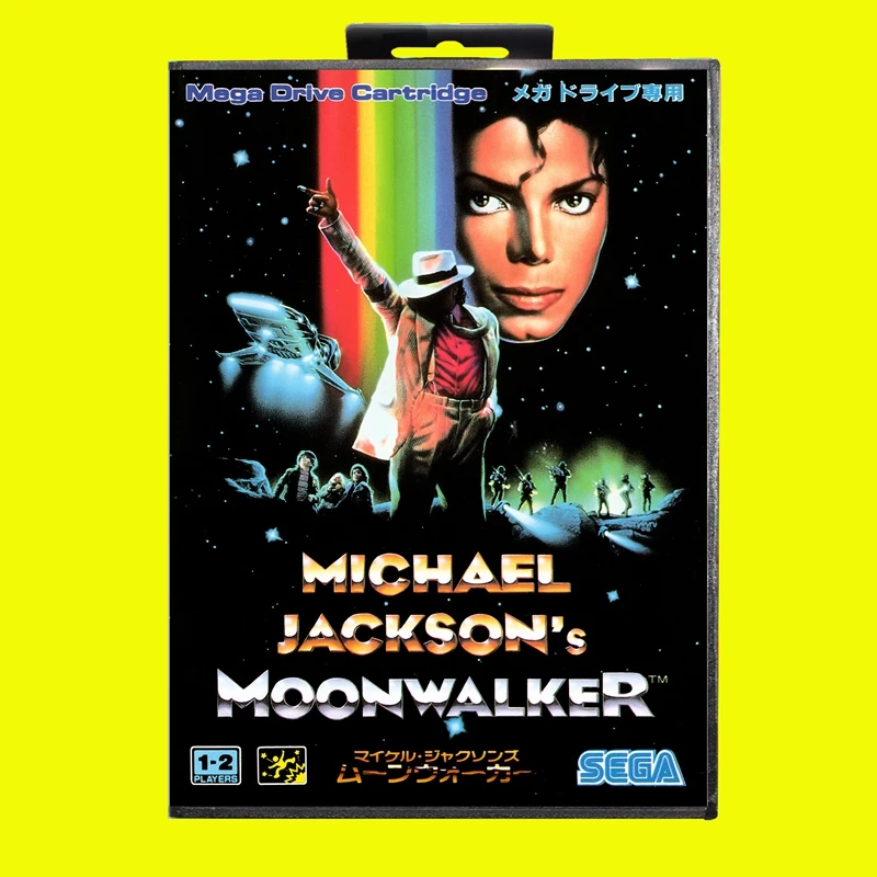

Moonwalker MD Game Card 16 Bit JAP Cover for Sega Megadrive Genesis Video Game Console Cartridge